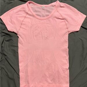 lululemon athletica Light Pink Short Sleeve Tee